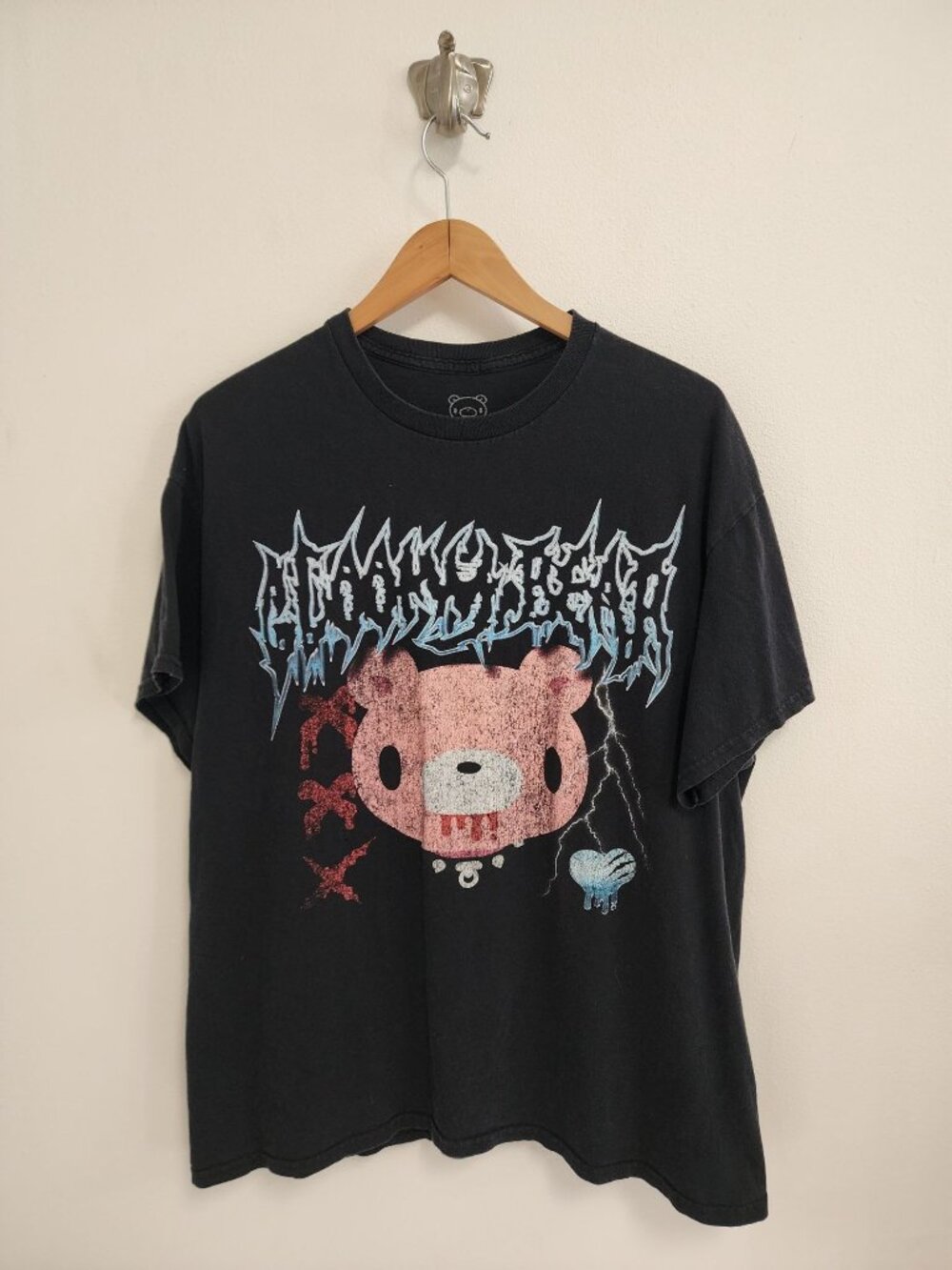 Gloomy Bear black faded short sleeve T-shirt XL